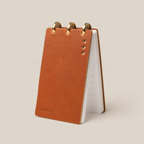 Leather Discbound Analog (Tan)