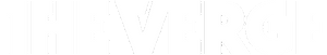 White text on a transparent background reads THE VERGE in a bold, modern font with stylized, sharp edges.