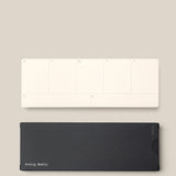 Analog Weekly Cards: Minimalist weekly planner cards with Monday–Sunday columns, displayed above a black box labeled "Analog Weekly" on a beige background—ideal for organizing your week with dot grid layouts.