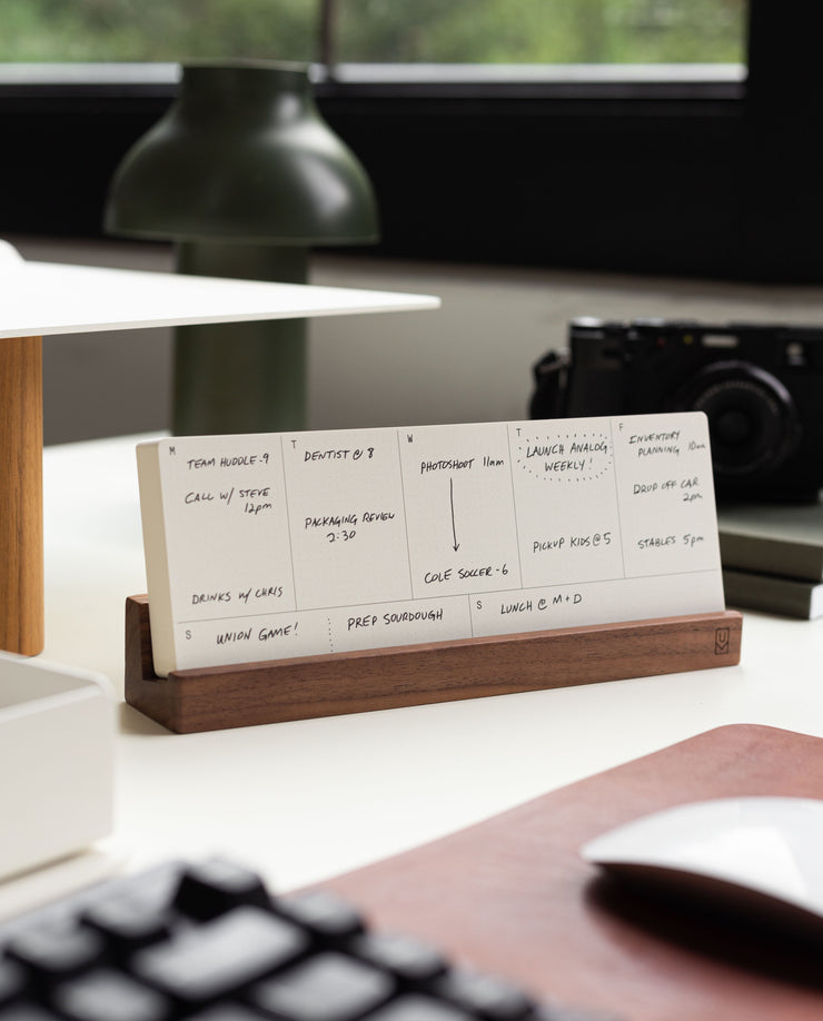 UG - Analog Weekly Kit (Walnut) Analog Ugmonk
