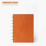 Warehouse Item - Discbound Heirloom Journal (Tan/Brass) Warehouse Ugmonk