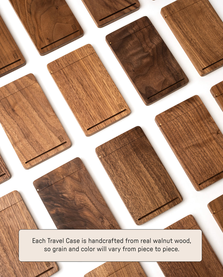 Analog Travel Case + 3 Card Packs (Walnut) Analog Ugmonk