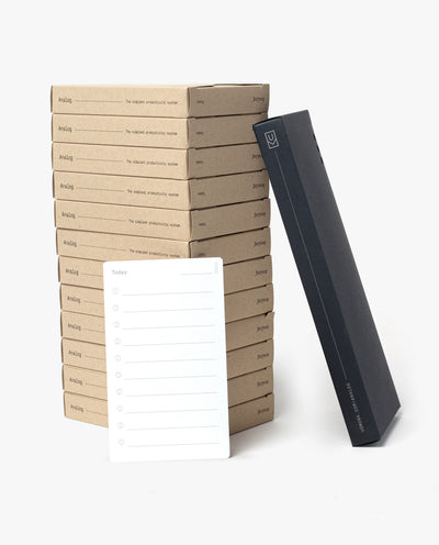 Analog Annual Refill (12 Packs Today Cards + Weekly Cards) Analog Ugmonk