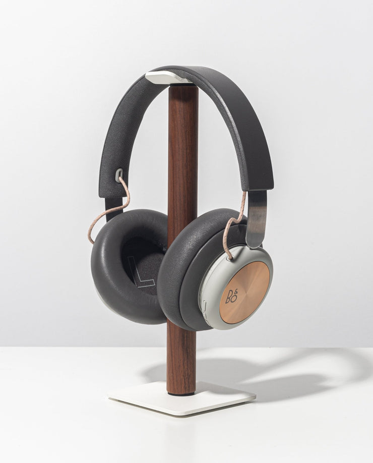 Warehouse Item - Gather Headphone Stand (1x1 - White/Walnut) Warehouse Ugmonk