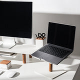 Warehouse Item - Gather Laptop Stand (White/Walnut) Gather Ugmonk
