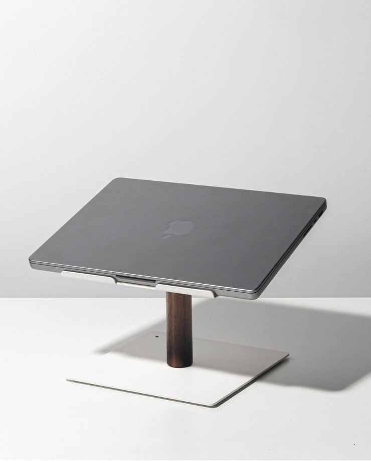 Warehouse Item - Gather Laptop Stand (White/Walnut) Gather Ugmonk