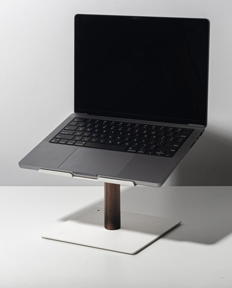 Warehouse Item - Gather Laptop Stand (White/Walnut) Gather Ugmonk