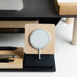 Gather MagSafe Phone Stand (1x1 - Black/Maple) Gather Ugmonk
