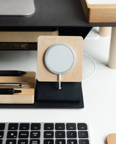 Gather MagSafe Phone Stand (1x1 - Black/Maple) Gather Ugmonk