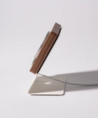 Warehouse Item - Gather MagSafe Phone Stand (1x1 - White/Walnut) Warehouse Ugmonk