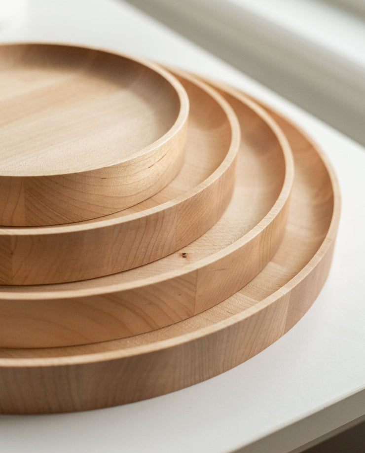 Round Valet Tray (Maple - XL) Wood Ugmonk
