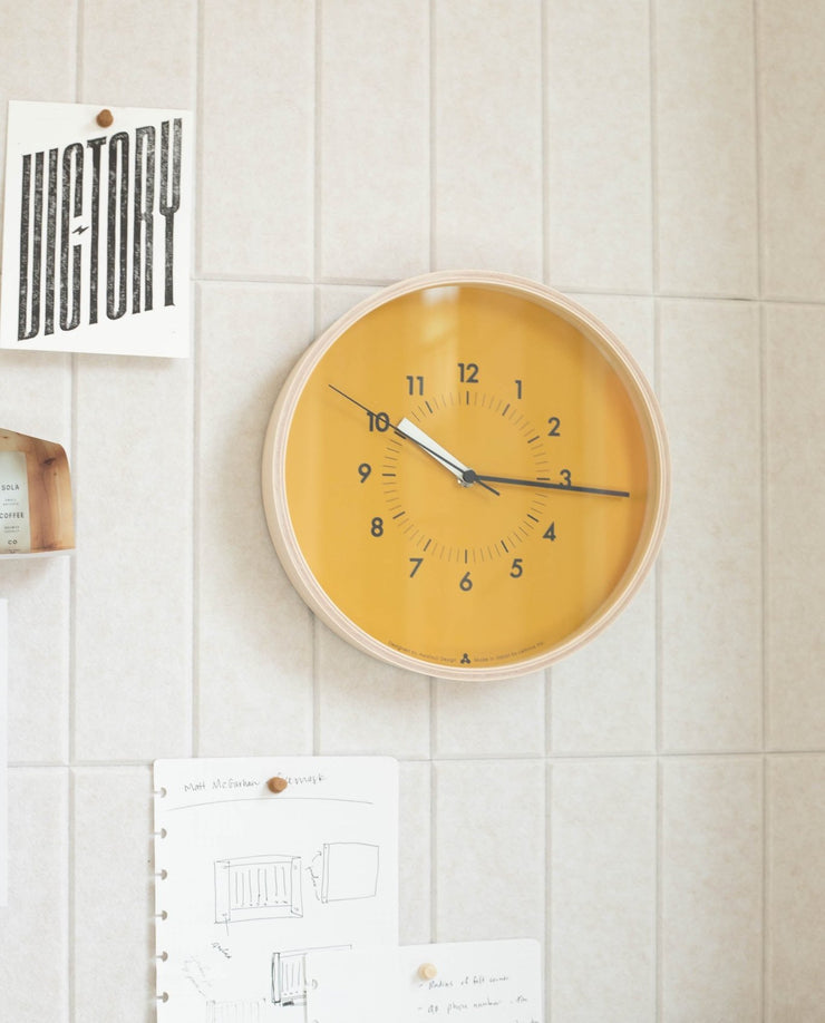 Lemnos SOSO Clock (Orange) Lemnos Ugmonk