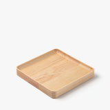 The Valet Tray (Maple - Medium) is a handcrafted, square, shallow tray with rounded edges made from solid maple wood and shown on a plain white background.